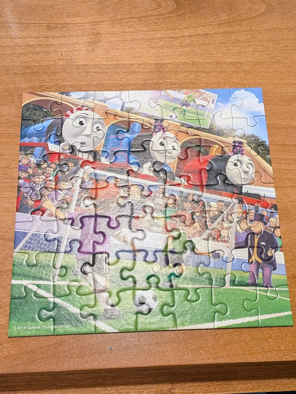 Ravensburger Puzzle Thomas Watches Soccer 3x49